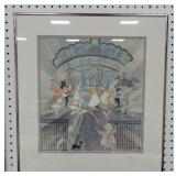 P. Buckley Moss 'Celebration Square Carousel'