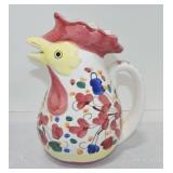 Rooster pitcher, 9 1/2'