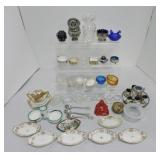 Lot of miniatures - salt dips, nut dishes,