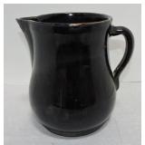 Crockery pitcher, 9', nick to spout
