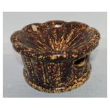 Bennington Rockingham spittoon, foot rim nick