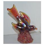 L.E. Smith 9' carnival glass bird