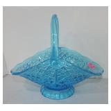 Blue Indiana glass large Cherries and