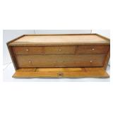 H. Gorstner & Son oak machinists cabinet base,