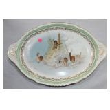 Haviland Limoges 18' platter with wildlife