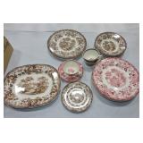Clarice Cliff lot of transferware, 22 pcs