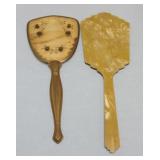 Lot of 2 lady's dresser mirrors