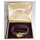 Elgin 10kt gold filled men's wristwatch