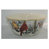Lenox China 'Winter Greetings' large scenic bowl,