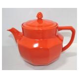 Hall China Baron coffee pot, Chinese red,