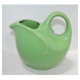 Hall China loop handled jug, green
