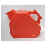 Hall China jug, Chinese red