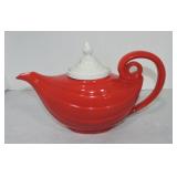 Hall China Aladdin Chinese Red teapot,