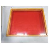 Glass countertop display case, 17'x21'