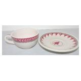 Homer Laughlin Sante Fe Railroad china cup &