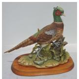 Porcelain pheasant figure