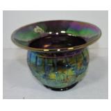 Fenton carnival glass spittoon