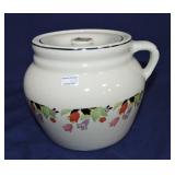 Hall China one handled bean pot, #4