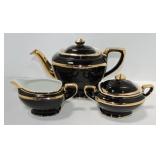 Hall China Hollywood 6 cup teapot, cream, and