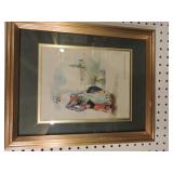 Georgie lot of 13 watercolors (framed) and
