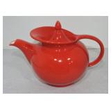 Hall China Windshield teapot, Chinese Red