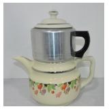 Hall China Crocus Meltdown coffee pot with