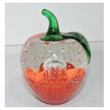 Joe St. Clair apple controlled bubble paperweight