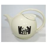 Hall China Silhouette Airlflow teapot
