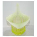 Vaseline Uranium glass opalescent jack in the