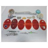 Tail light lens for 31 - 40 Chevy truck, hood