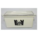 Hall China Silhouette rectangular leftover