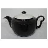 Hall China Imperial coffee pot, black & white