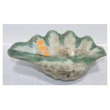 McCarty clam shape pottery bowl