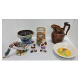 Lot of 7 pottery/porcelain pcs