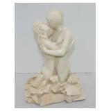 Sculpture of nude man & woman, 11'
