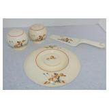 Oven Serve Pueblo pair of shakers, cake server,