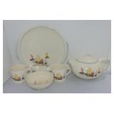 Knowles 'Sailboats' lot of 5 pcs