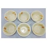 Hall China lot of 6 bowls