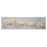 Universal floral lot of 4 pcs