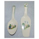 Harker Pottery 'Countryside' spoon and cake server