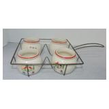 Harker Pottery 'Honeymoon Cottage' set of 4