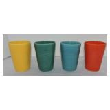 Harlequin lot of 4 water tumblers