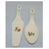 Universal Patchwork Flower cake server & spoon