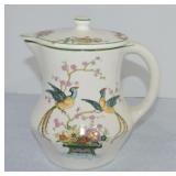 Exotic Birds batter jug with lid