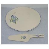 Universal cake plate and server