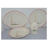 HLC Early America lot of 4 pcs, various