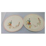 Oven Serve Oriental pie plate and 9' plate