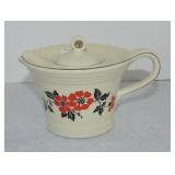 Hall China China Specialties Red Poppy teapot