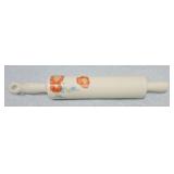 China Specialties Orange Poppy rolling pin