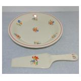 Oven Serve pie plate and server